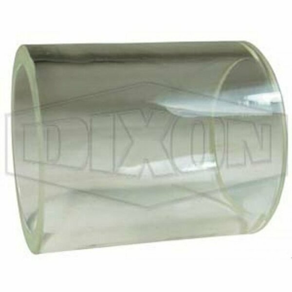 Dixon Replacement Glass, 1-1/2 in, For Use with B54BMP In-Line Sight Glass, Borosilicate Glass B54G-P150